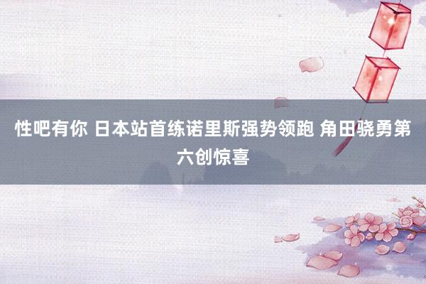 性吧有你 日本站首练诺里斯强势领跑 角田骁勇第六创惊喜